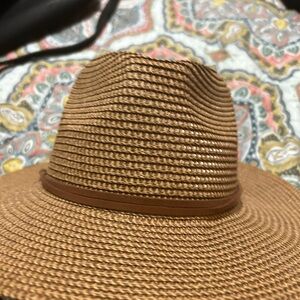 Stylish Brown Straw Hat